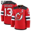 Dresovi New Jersey Devils 2024-25 Fanatics Premium Nico Hischier Domaći Crvena - Dječji